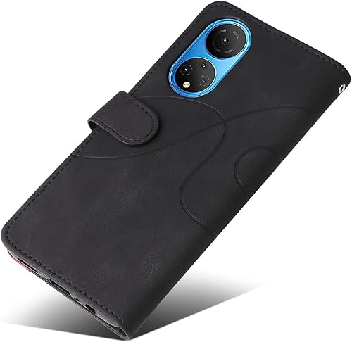 Miniatura 6 de Honor X7 & Honor Play 30 Plus - Funda de piel sintética de alta calidad con soporte para tarjetas, cierre magnético integrado, funda para teléfono