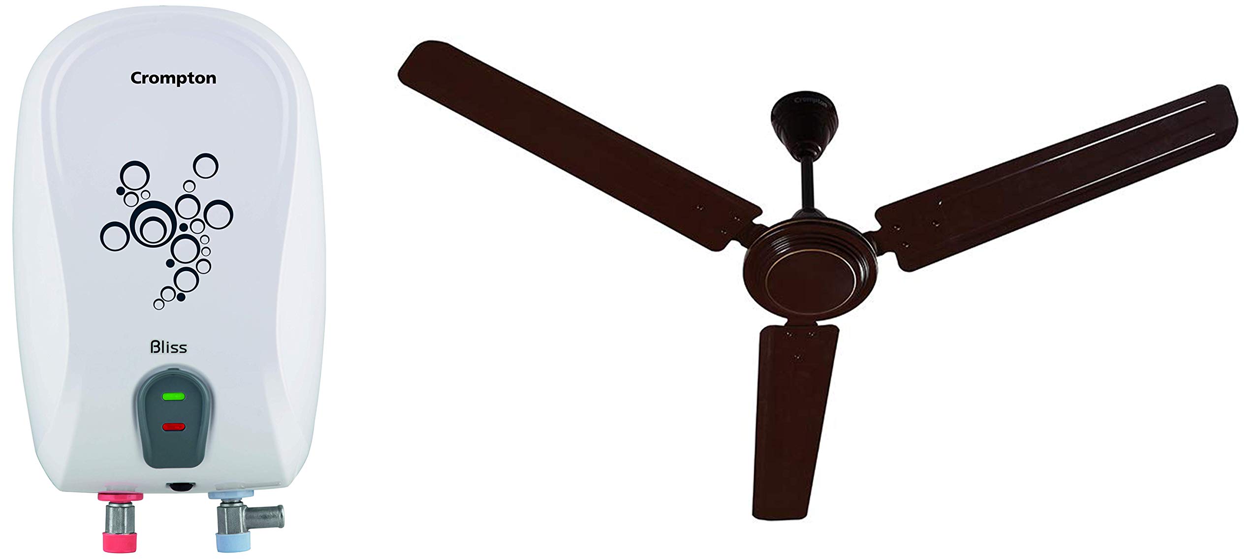 Buy Crompton Bliss 3Litre Instant Water Heater (White) & Crompton Hill