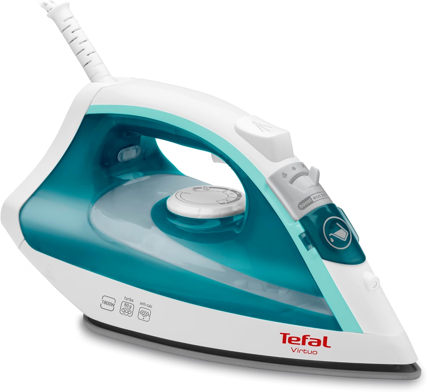 Goiena view of Tefal Virtuo FV1710 Steam Iron showing controls