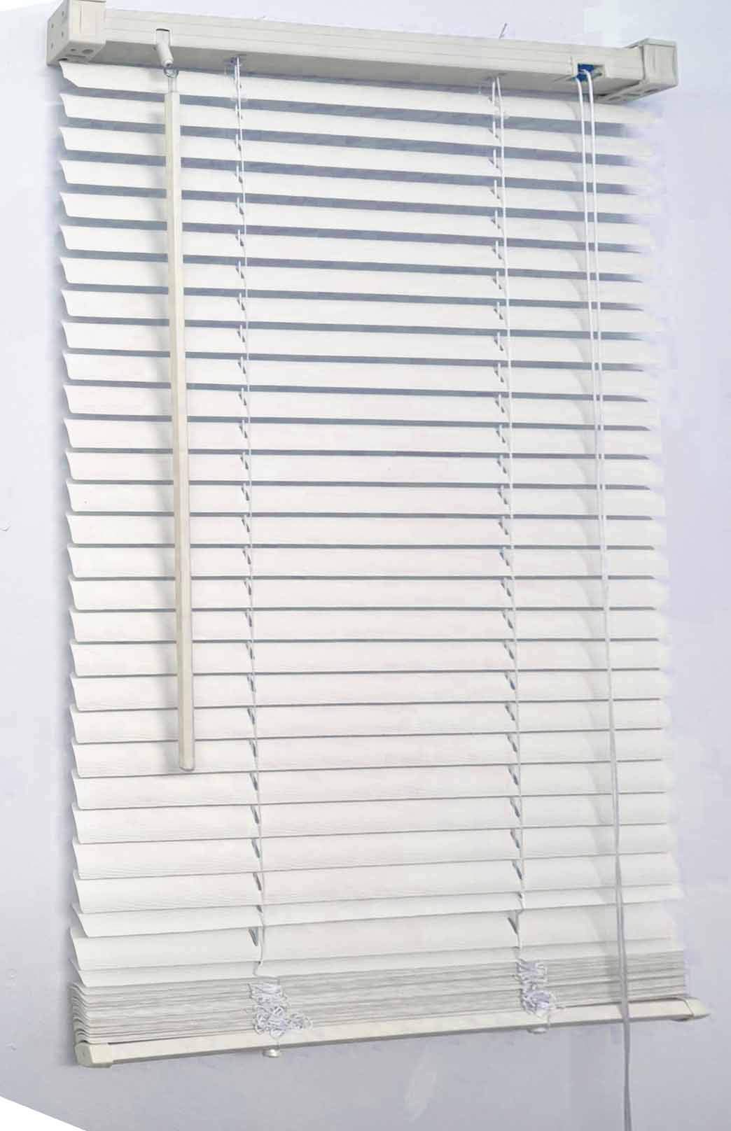 Funky Gadgets Grey Embossed Pattern PVC Window Venetian Blind Blinds Easy Fit Curtains Made to Measure Blinds Windows Treatment Shutters Twist Open Close(White Embossed Pattern, 165 x 213 cm)