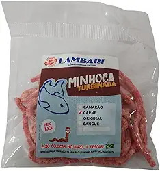 Isca Minhoca Turbinada Pronta Para Pesca De Tilápia Lambari