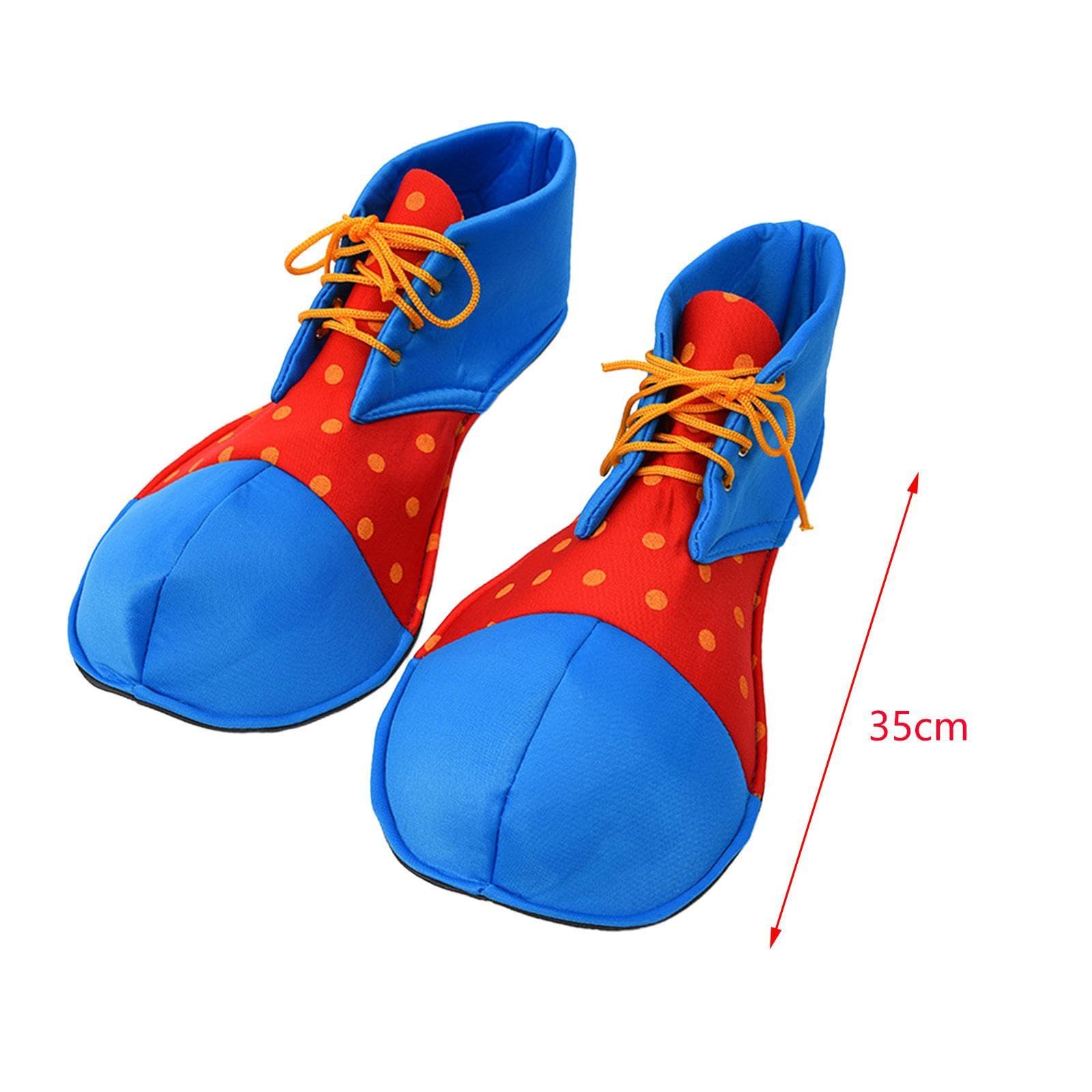 Scarpe Da Clown Arcobaleni Carnevale Unisex Adulti Decorazioni per Feste di Natale Travestimenti Travestimenti Divertenti Accessori per Costumi Tuta a