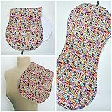  Spucktuch - Ergonomisch geformt - Baumwolle & Frottee, Schultertuch, Bäuerchentuch, Spucki