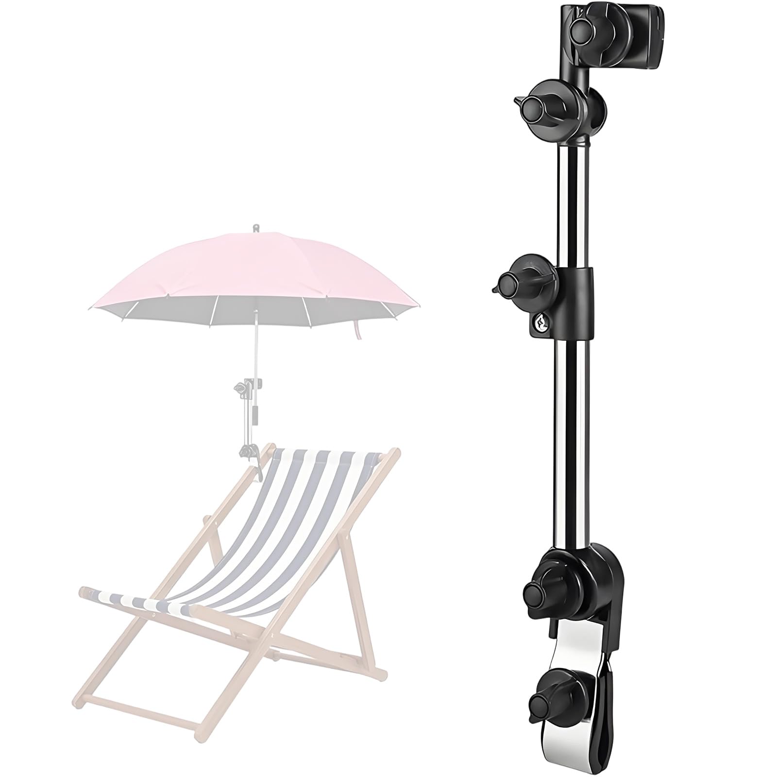 Tsophreniq Weather Resistant Outdoor Shade Accessory for Caregivers with Prams and Wheelchair Users Windproof Pushchair Sunshade