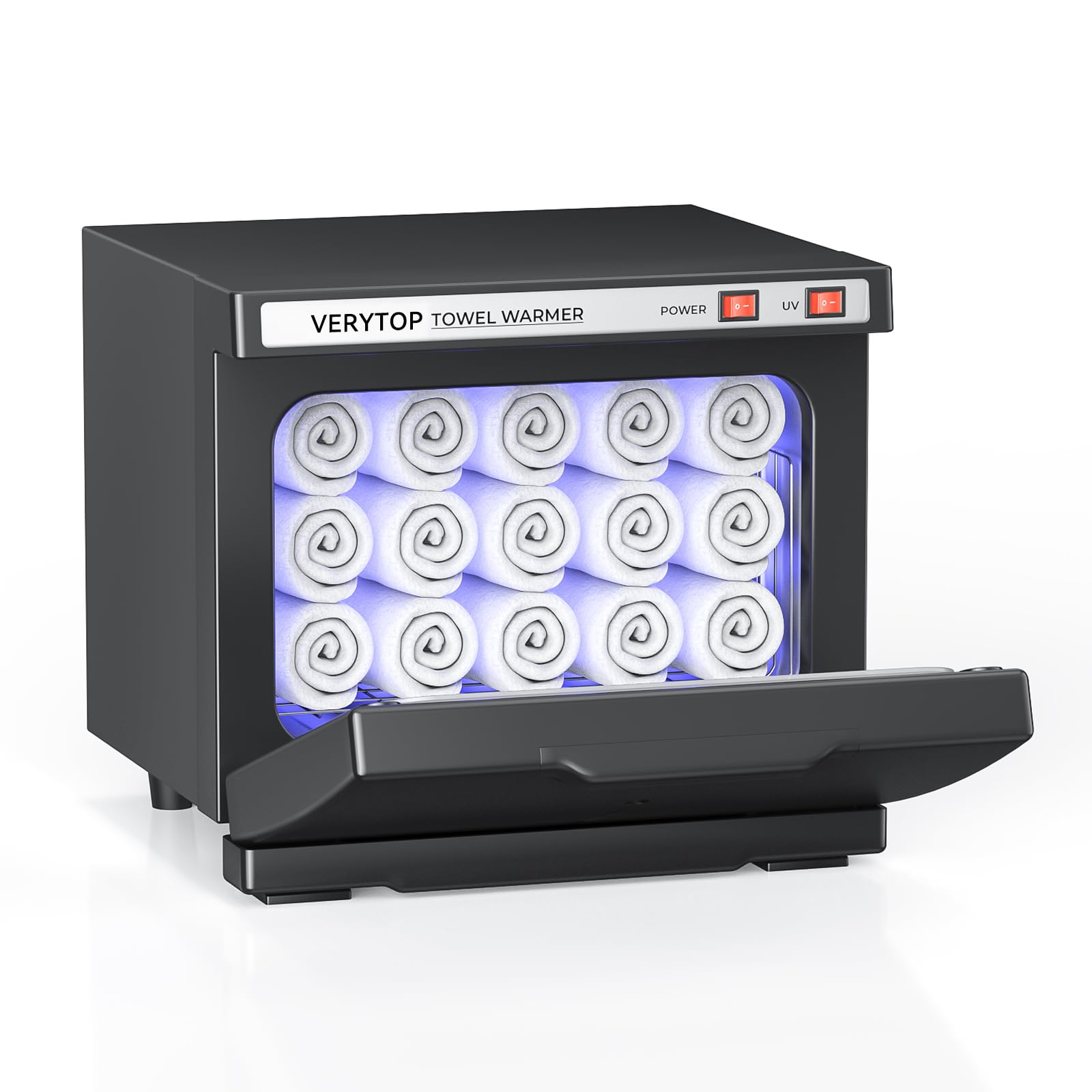 hot towel warmer for spa, 8l small towel warmer professional mini towel warmer 2-in-1 towel heater for facials, towel warmer cabinet for beauty salon and spa.(8l-black)