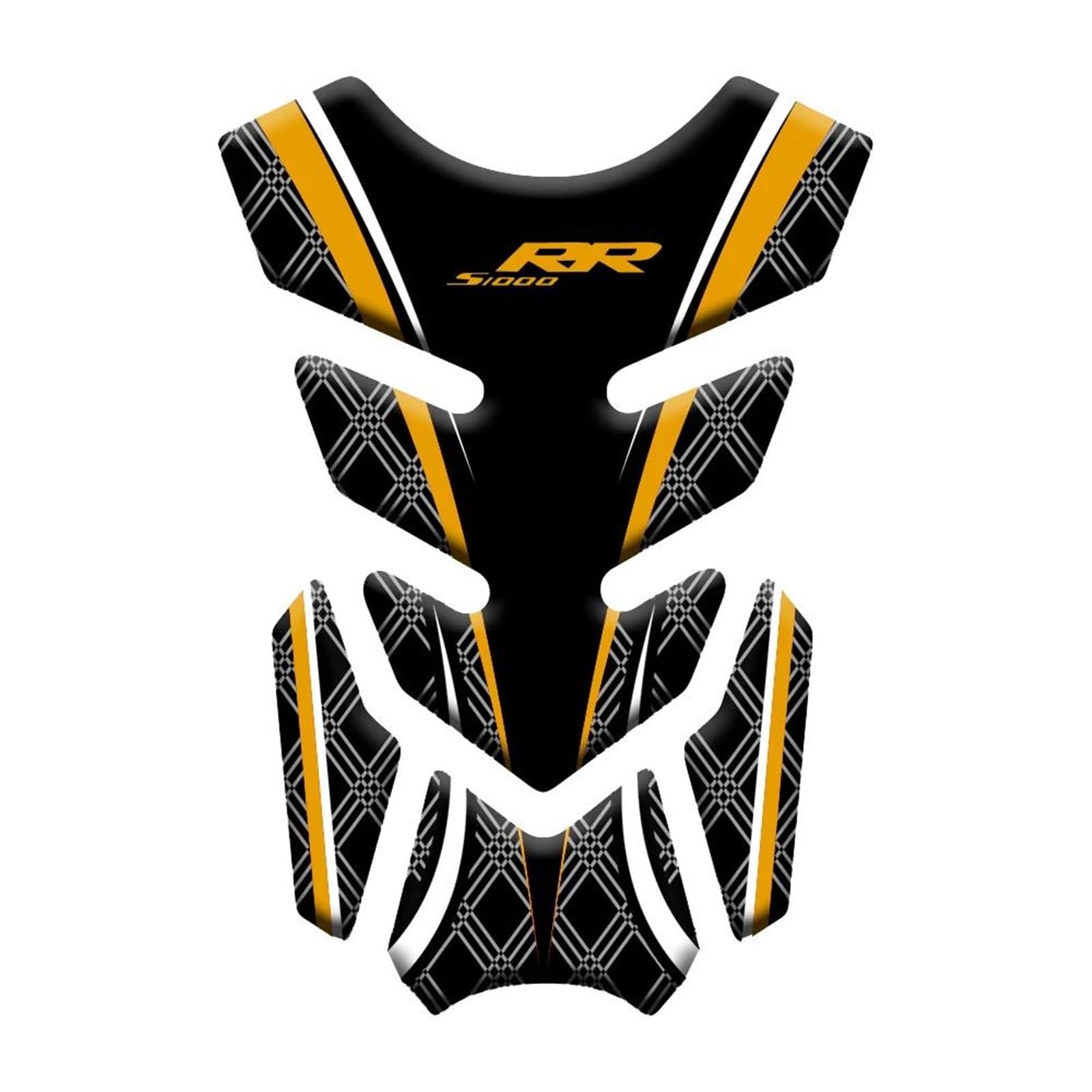 Jganrf Blue 3D Motorcycle Stickers Decals Tank Pad Protector Emblem Badge Accessories For S1000rr S 1000Rr 1000 Rr