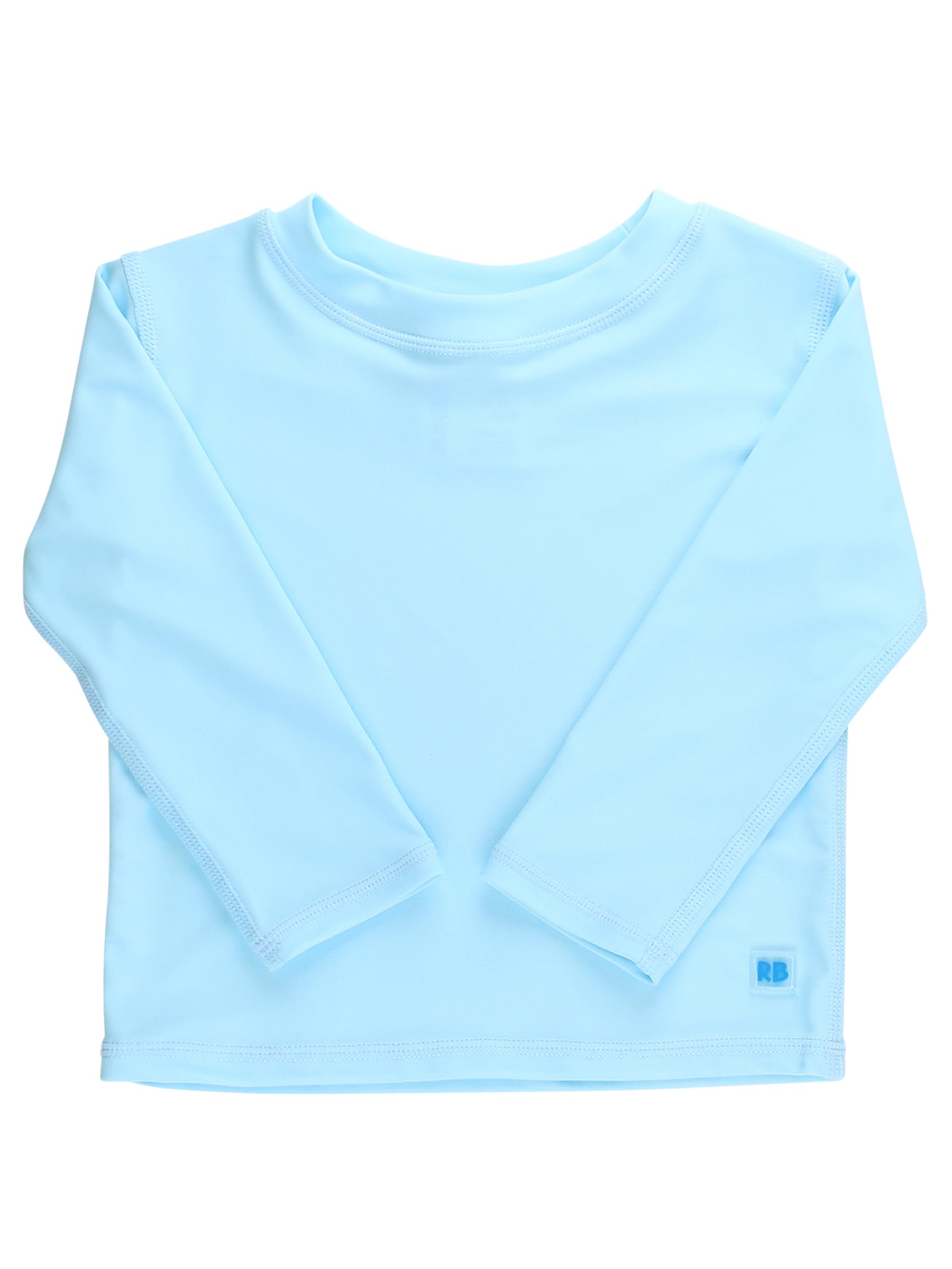 RUGGEDBUTTS Boys Rash Guard Top - Long Sleeve Swim Shirt UPF 50+