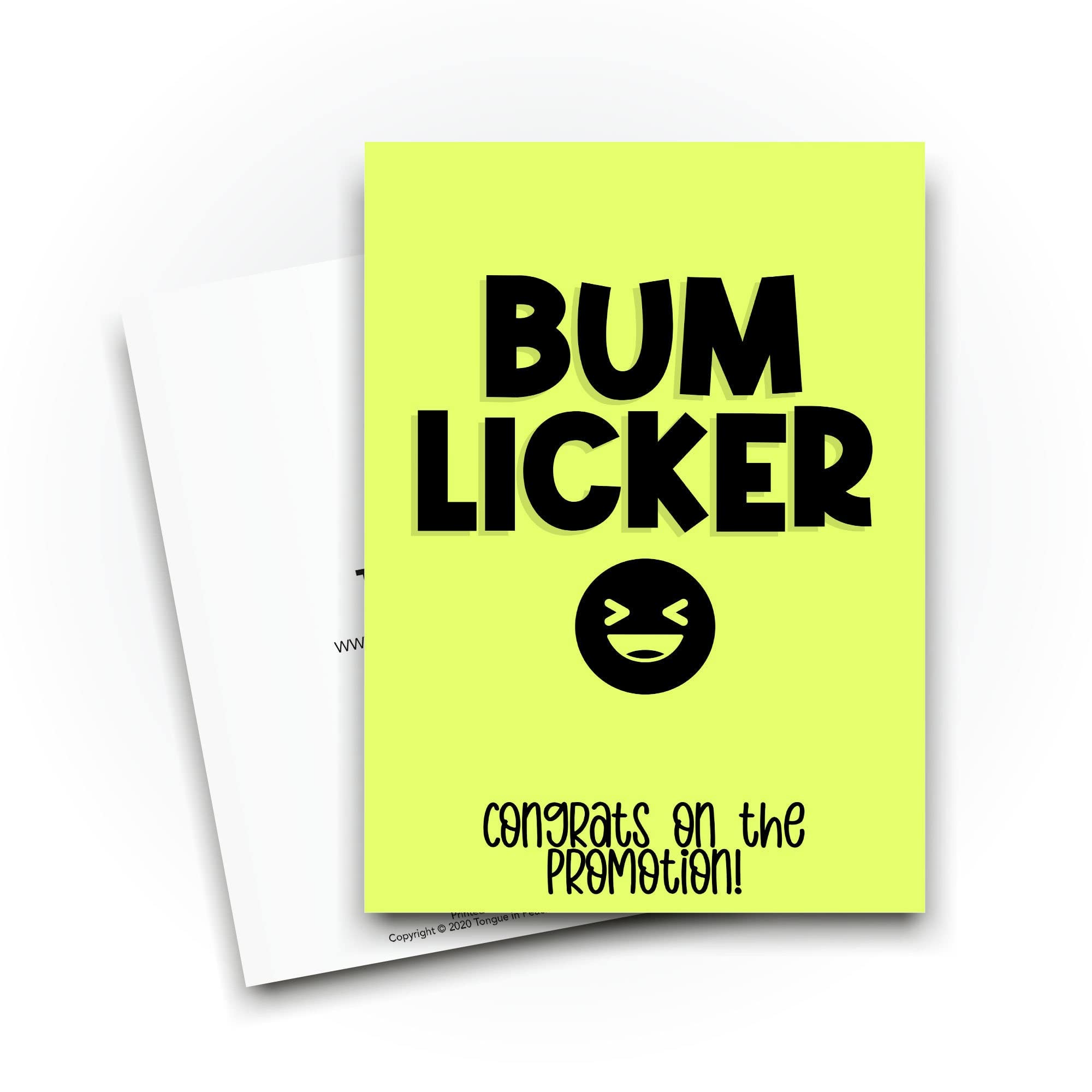 Tongue In Peach Lustige Werbekarte – Büro Witz Karte Für Kollegen, A5, Mit Umschlag