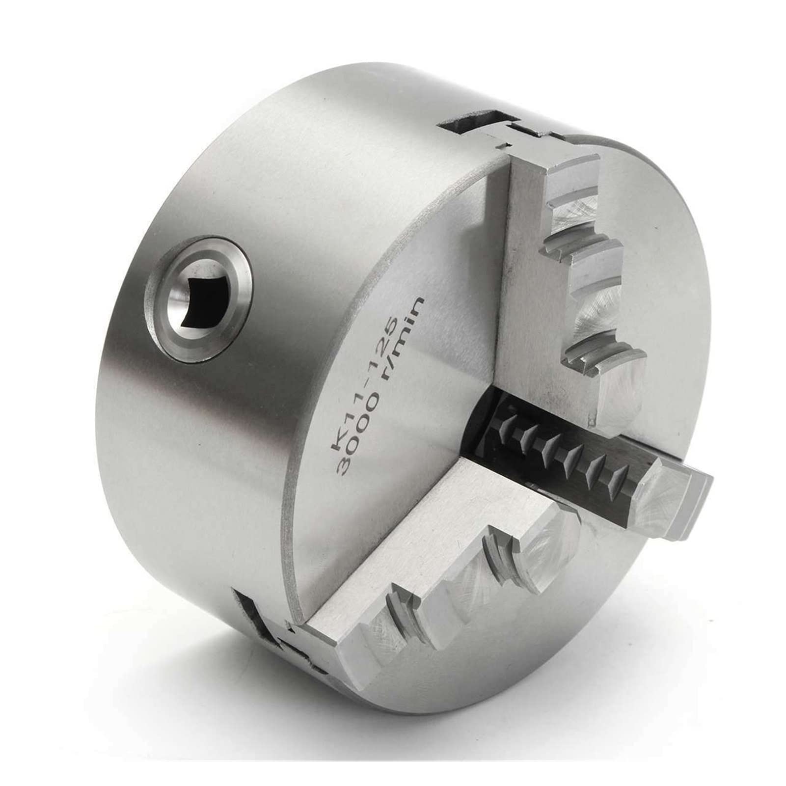 Uchwyt tokarski, K11-125 3 Tokarka szczęki CHUCK 125mm Self Centring Hardeed Dwustronne narzędzie do wiercenia frezarki