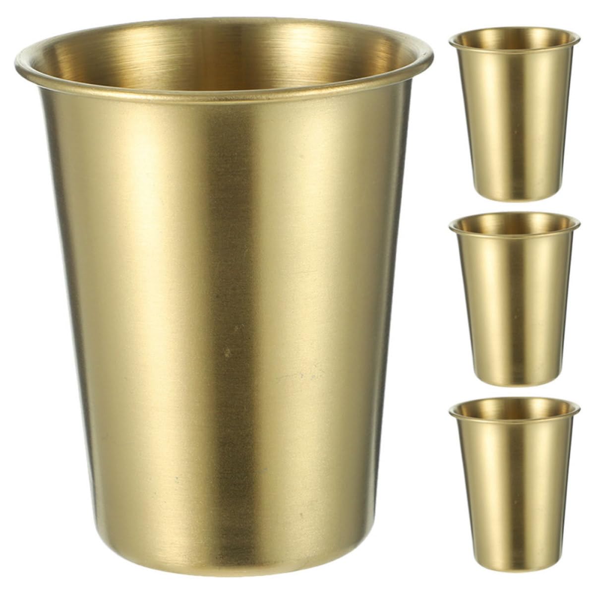 Vasos dorados de acero inoxidable: la solución irrompible para camping y fiestas