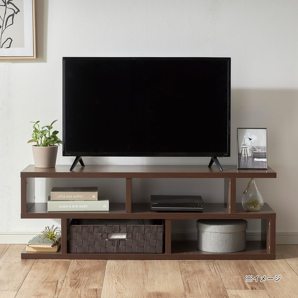 Amazon｜カインズ(CAINZ) 組み合わせできるテレビ台 SH61 ブラウン