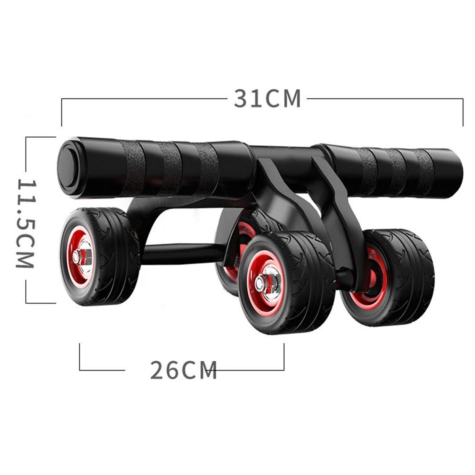 Attrezzature per il fitness addominale/Casa Palestra Muscolo addominale Wheel/Ruota muscolare addominale Con Ginocchiere/Per Addominale Muscolo Addominale