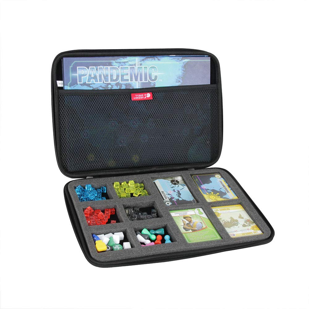 Hermitshell Hard Travel Case for Z-Man Games Pandemic Cooperative Board Game (4 Players, 12+)