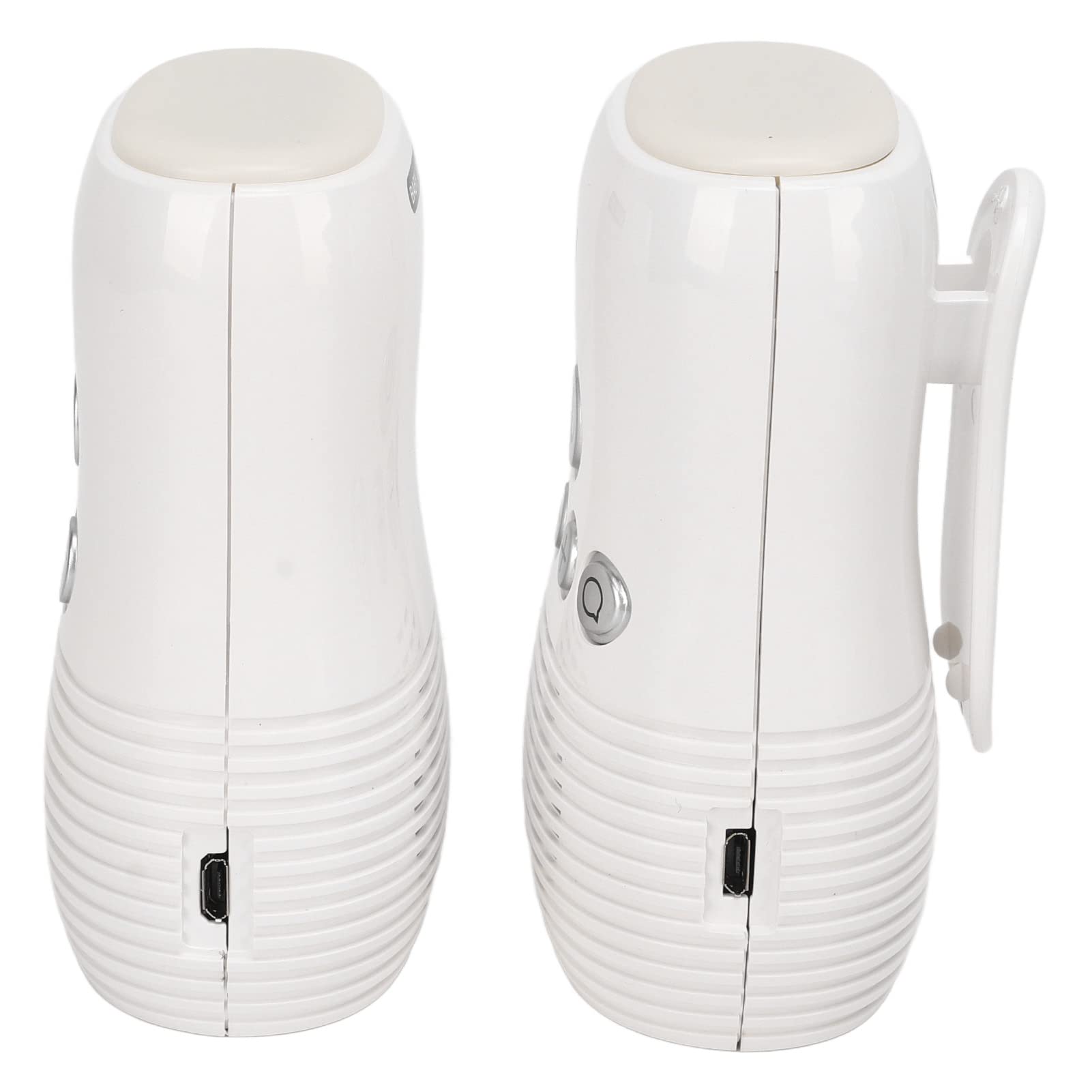 Baby Sound Monitor, Baby Bianco da 2,4 GHz Interfono Bidirezionale Luce Notturna 100‑240 V per Camera da Letto (Spina europea)