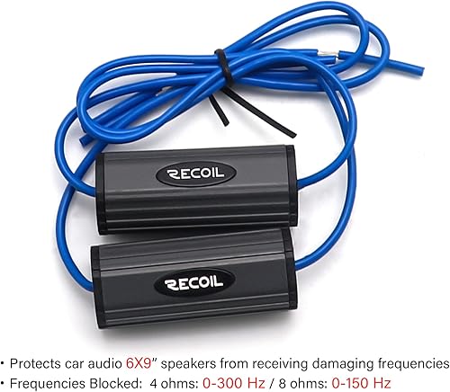 Vista 23 de RECOIL Bloques de graves BB-525 diseñados para proteger el audio del automóvil altavoces de 5.25 pulgadas, elimina frecuencias de 0 a 800 Hz a 4