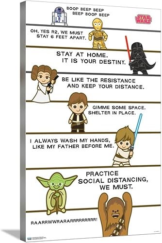 Trends International Star Wars Saga - Shelter In Place Canvas Wall Poster