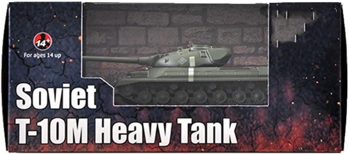 Realistic Tank 1:72 Scale for Soviet T-10 Heavy-Duty Tank Model Kit Static Die Casting Collectible Ornaments Static Tank Model