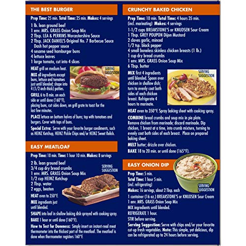 Wyler's Mrs. Grass Onion Recipe, Soup & Dip Mix, 2 oz Box