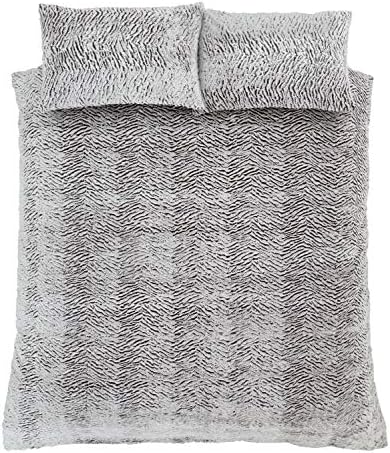 Catherine Lansfield Wolf Double Duvet Set Neutral