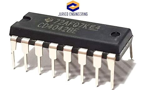 CD4042BE CD4042 CD4042 CMOS Quad Clocked 'D' Latch Breadboard-Friendly IC DIP-16 (Pack of 10)