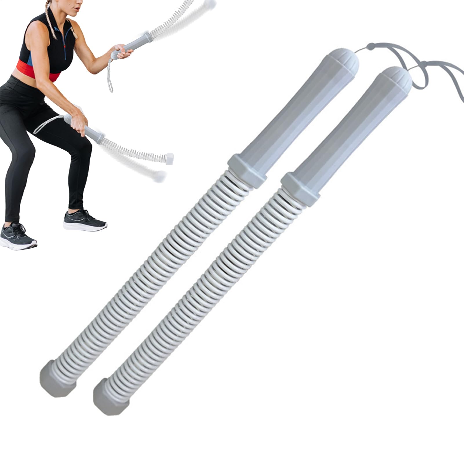 Battle Ropes para gimnasio en casa – Equipo de entrenamiento pesado y robusto | Cuerda para fitness y resistencia muscular – para fitness, fortalecimiento muscular, entrenamiento y deportes
