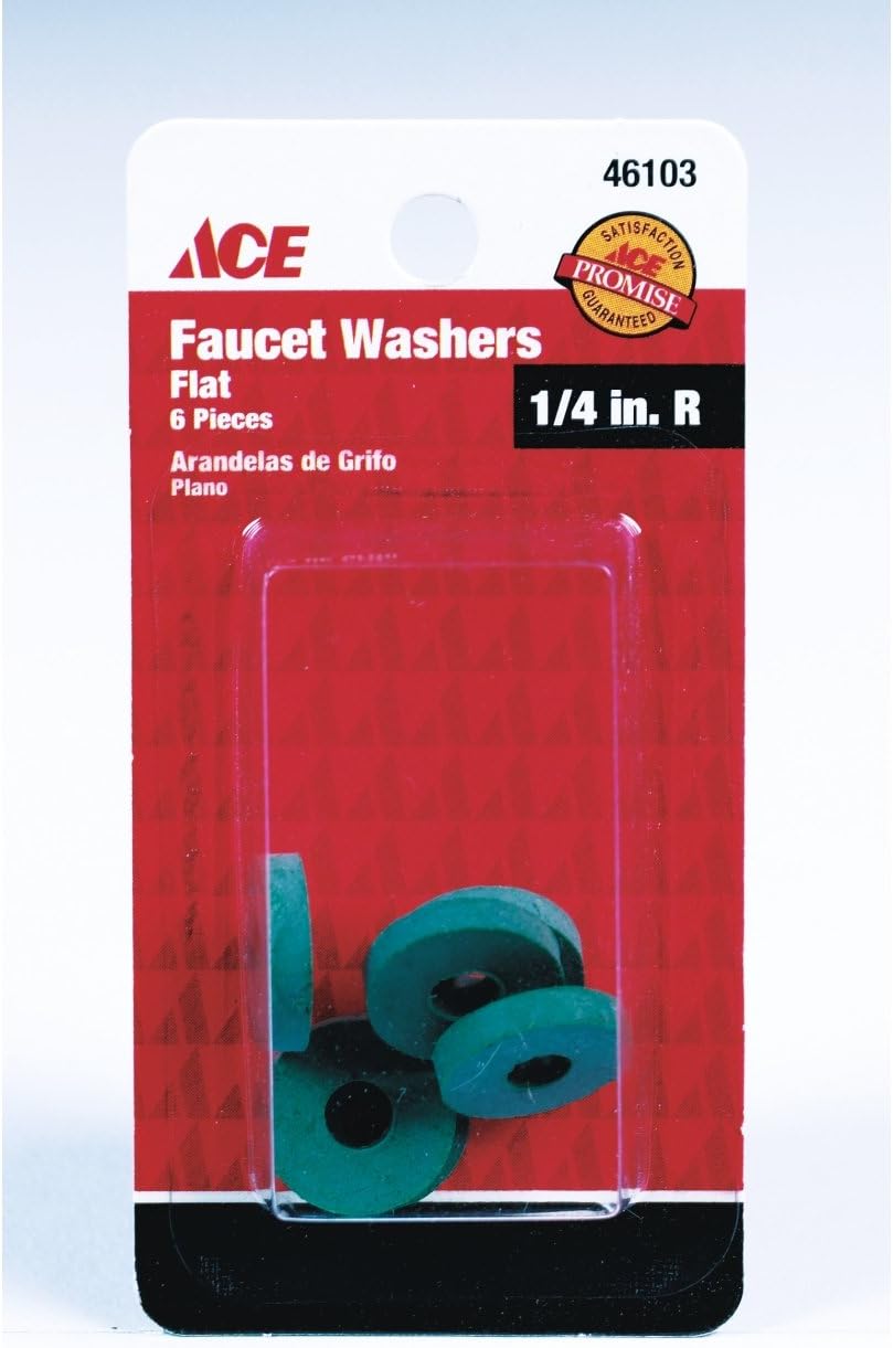 Ace Flat Faucet Washer, Long Wearing, Faucet And Valve Washers