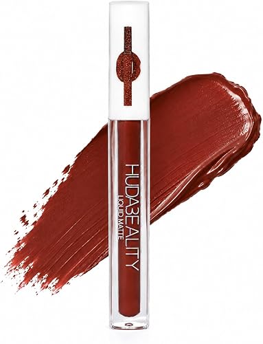 Huda Beality Liquid Matte Lipstick, Long Lasting, Multiple Shades, for Women (30)