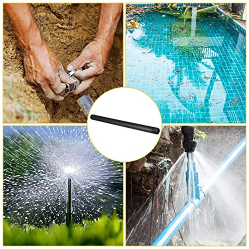 Yaomiao 5 Pcs Sprinkler Head Pipe Riser Extension 1/2 Inch Mpt Pvc Double Male Pipe Thread Sprinkler Riser For Lawn Irrigation System Automatic Irrigation Connector Raised Pipe (6 Inch) #TOP6