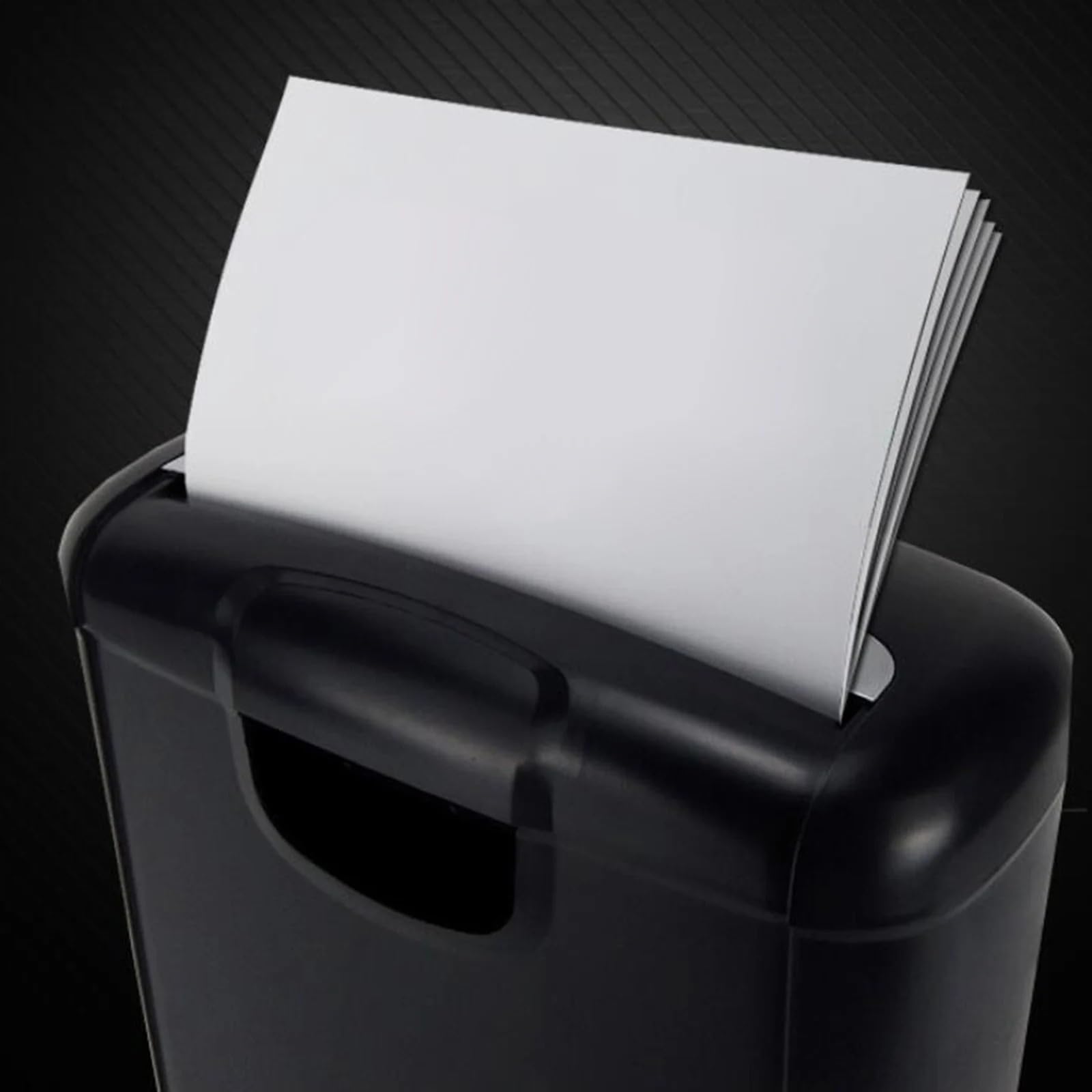 Niszczarka do papieru 6-arkuszowego, cięcie na krzyż, mikrocięcie, zdjęcia, przenośna, elektryczna, cicha, formatu A4, użytku domowego i biurowego, pojemność 10 l Zabezpieczenie przed przegrzaniem