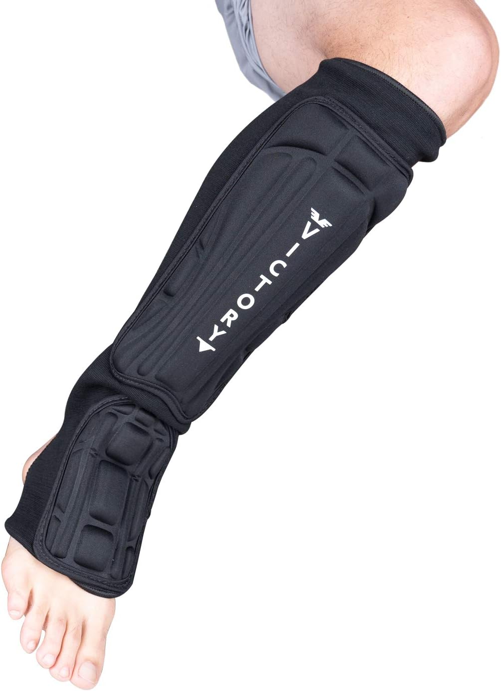 Kickboxing, Muay Thai MMA Martial Arts Shin Guards, Instep Guard Sparring Protective Leg Shin Foam Kick Pads for Kids and Adults : Sports & Outdoors