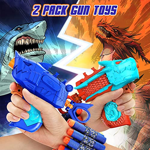 image for Yiaranan Electronic Shooting Target with 2 Foam Blaster Toy, Scoring A