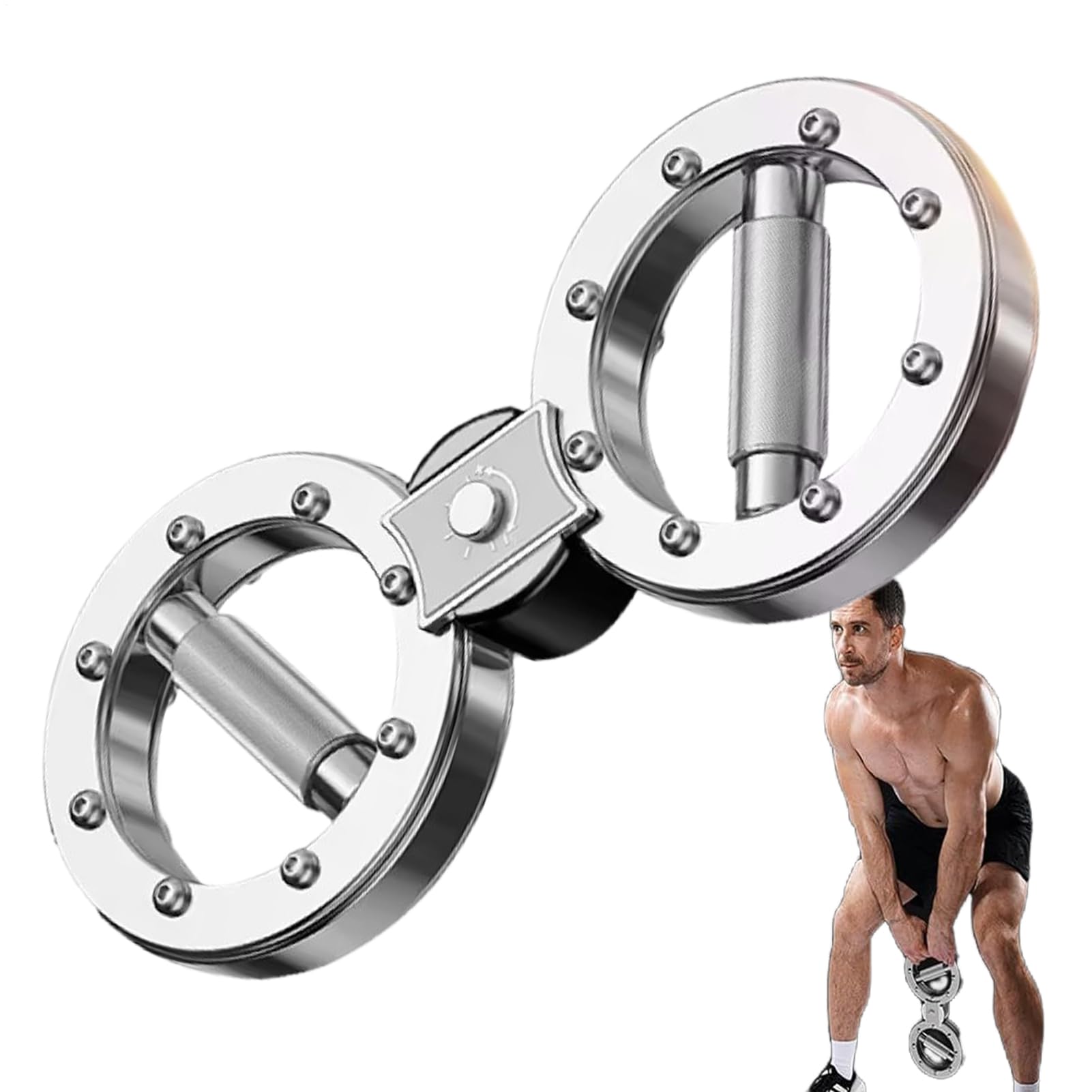 Máquina quemadora giratoria Fortalecedor muscular con agarre giratorio 360