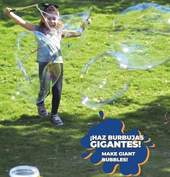 Bomboya Giant Bubble Liquid & Bubble Machine 2-Pack (2L Bubble Soap) (2-Pack)