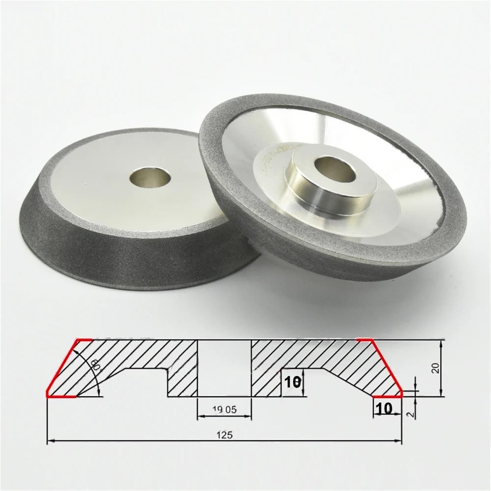 Diamentowa tarcza szlifierska MR-X3 CBN 78 mm MR-13B MR-20G MR-X1 MR-13D(13A D-CBN230)