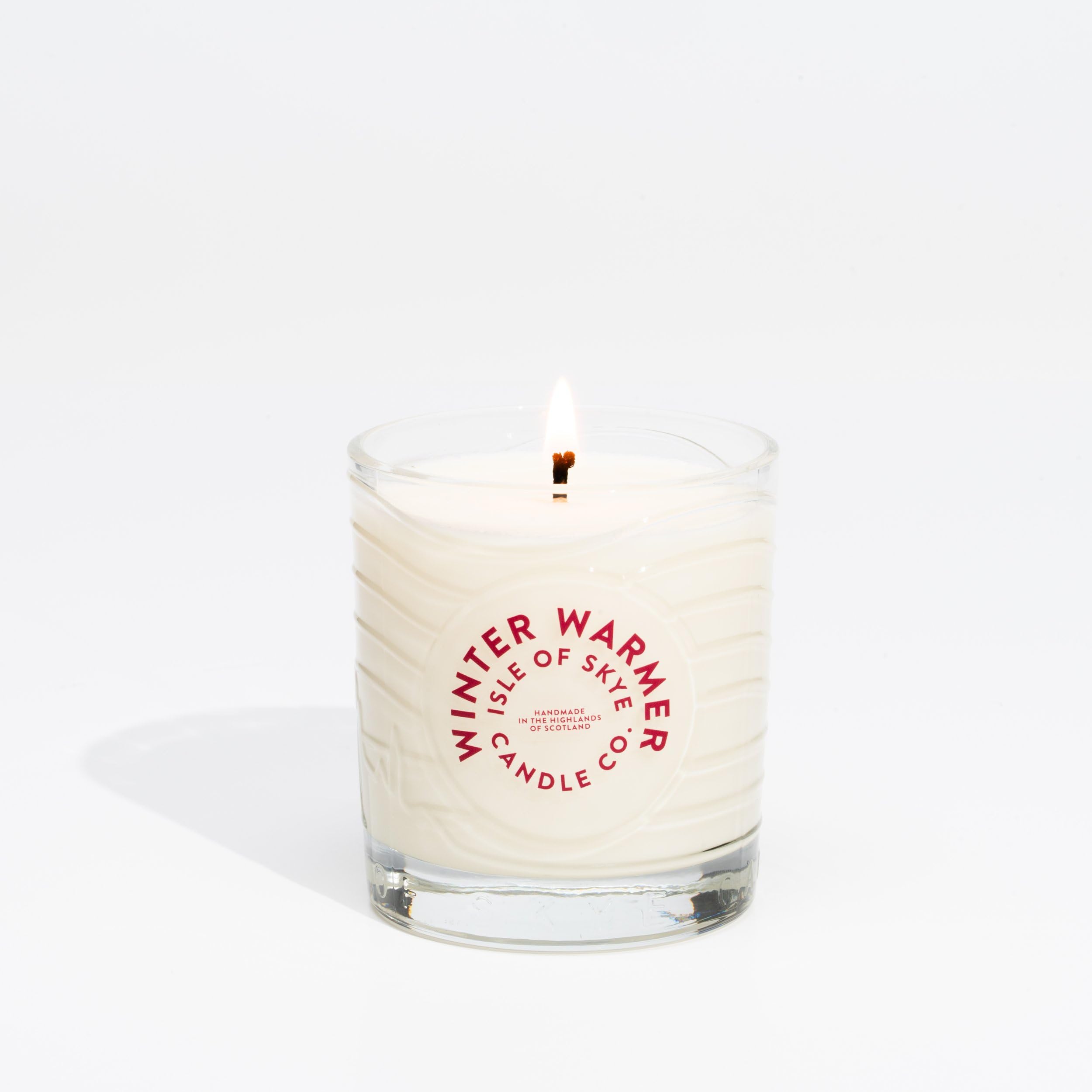 Isle of Skye Candle Company Winter Warmer Island Tumbler | Natural Soy Wax Candle | Handmade in Scotland | Premium Scented Candle | Bespoke Glass Tumbler | 35+ Hours Burn Time