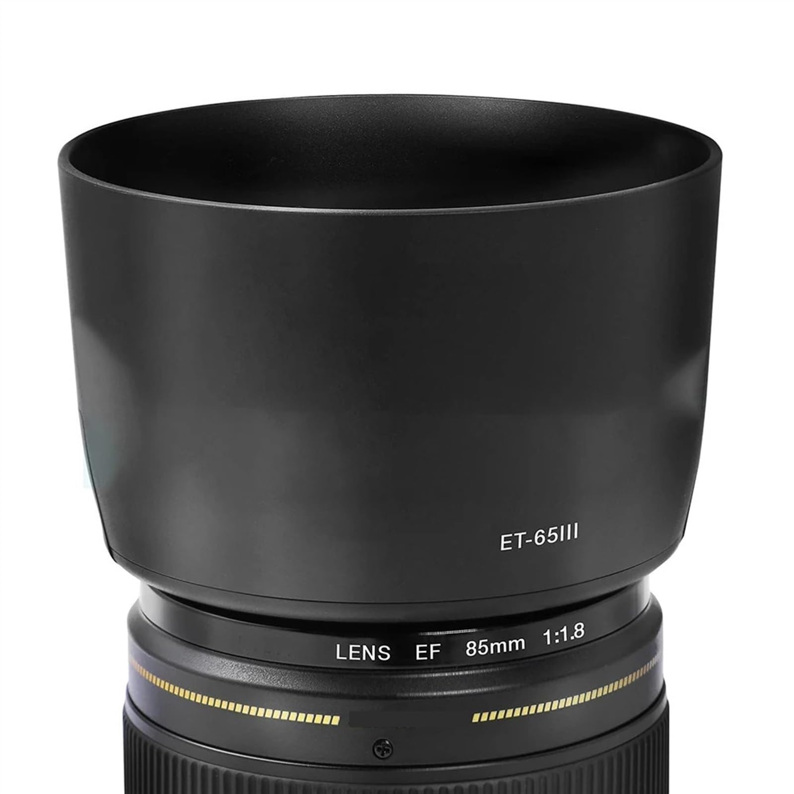 Canon EF85㎜ f/1.8 USM＋ET-65III ET-65III Lens Hood Replacement for Canon EF 85mm f/1.8 USM, EF