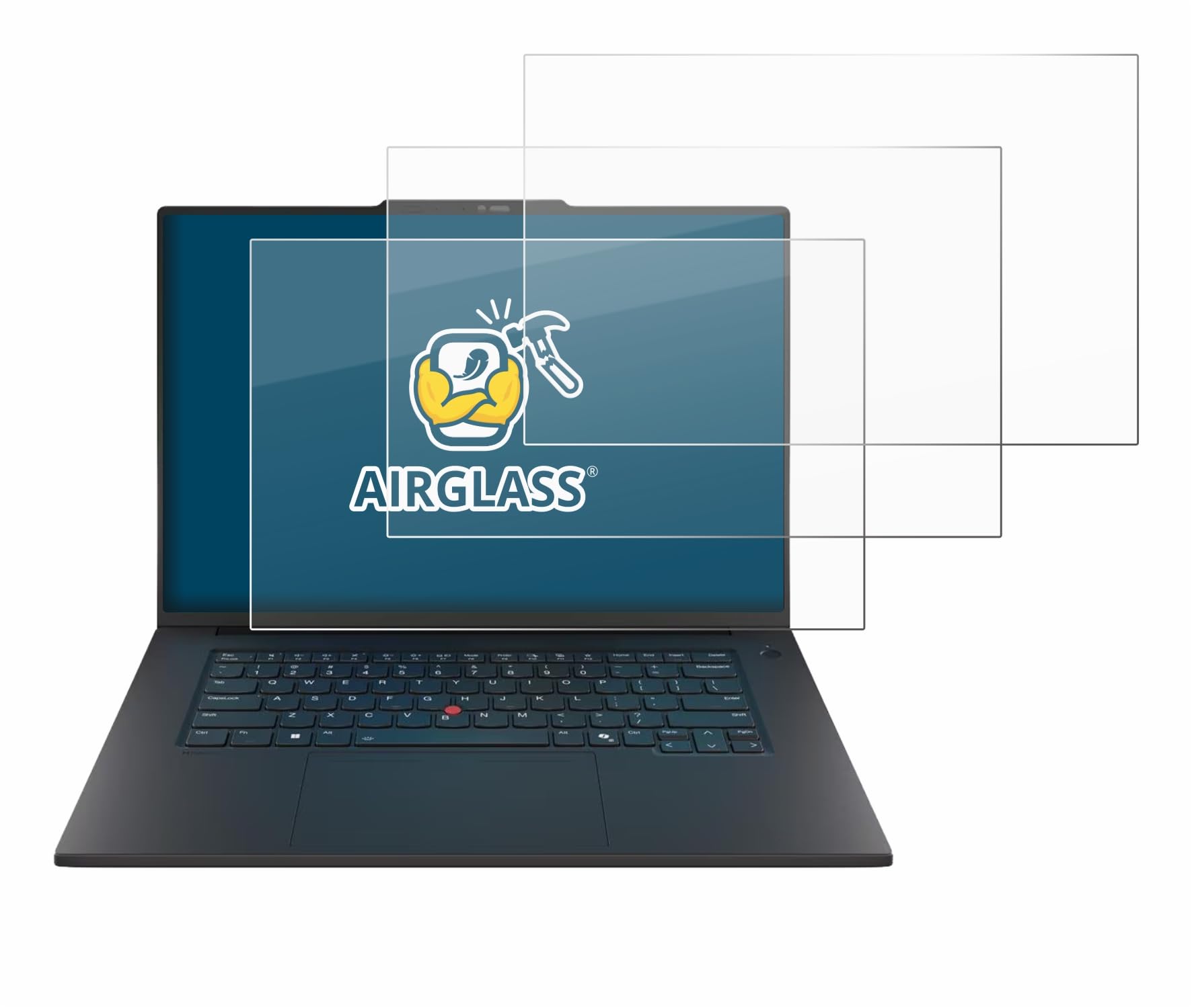 brotect Pellicola Protettiva Vetro per Lenovo ThinkPad P1 Gen 8 16" Protezione Schermo (3 Pezzi) [Durezza Estrema 9H, Chiaro]
