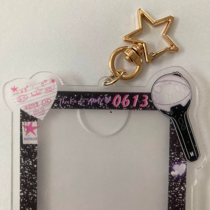BTS JINアクリルフォトアルバムキーホルダー・ハート型アクリルフォトブロック BTS JIN ハート型アクリルフォトブロック・キーホルダー