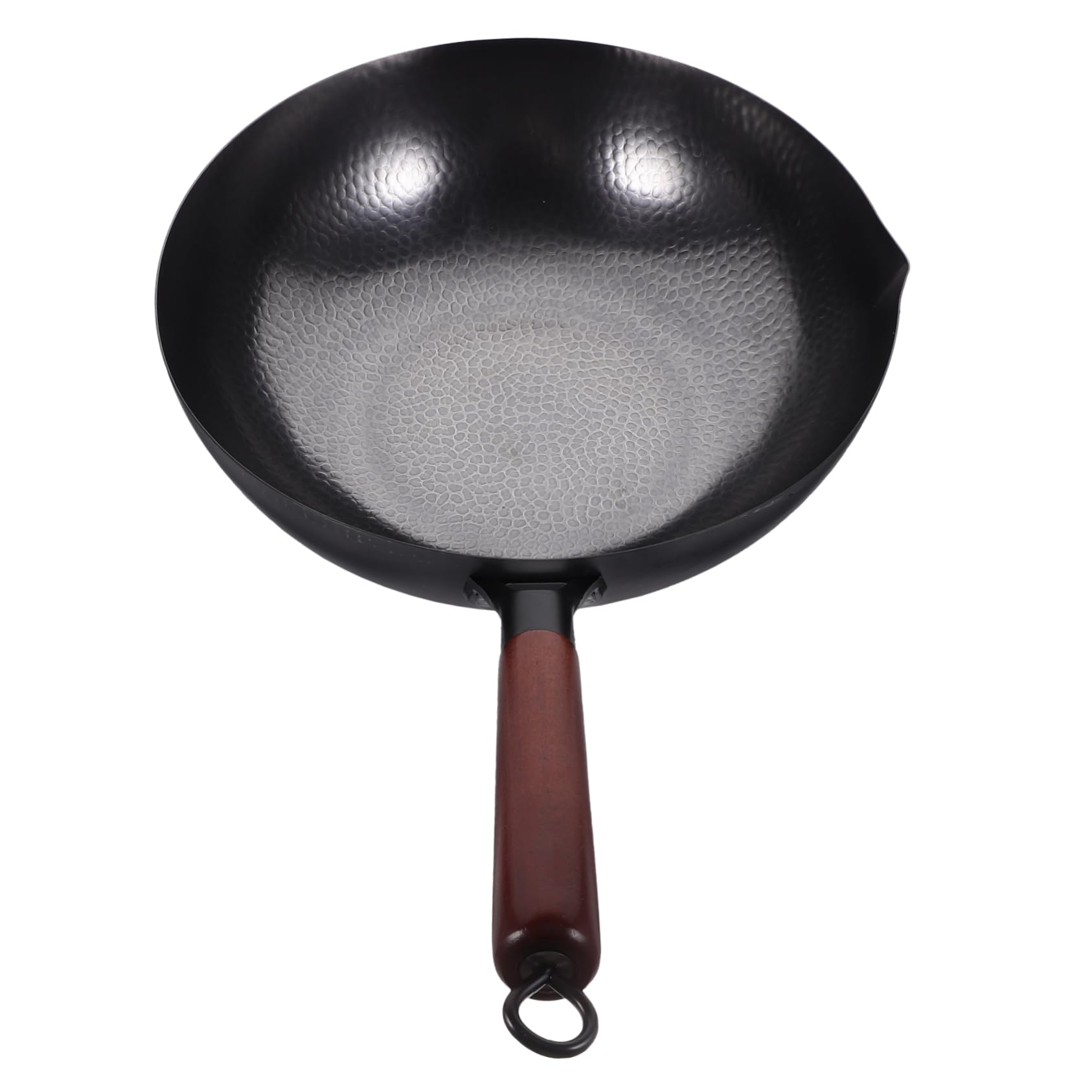 Ręcznie kuty żelazny garnek Grillowanie Wok Akcesoria kuchenne Wok do domowego Woka Patelnia do smażenia Kuchenka gazowa Wok Kuchnia Wok Wielofunkcyjny Wok do gotowania Wok Żelazny Wok Chiński Wok