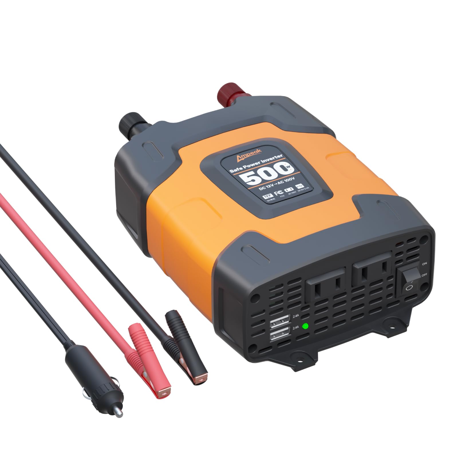 Amazon.co.jp: インバーター シガーソケット 500W カーインバーター 