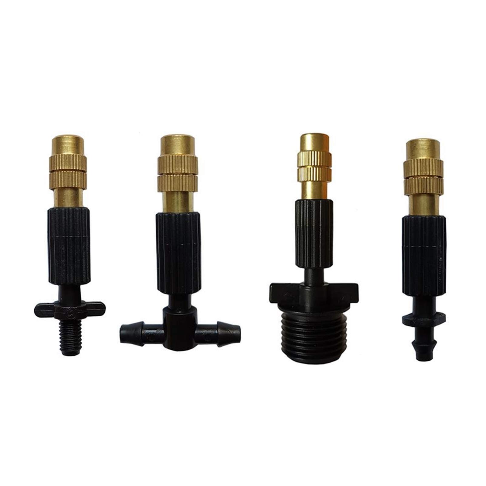 EZLUIYLDH Garden Lawn Sprinkler Irrigation System 10Pcs Brass Atomizing Nozzle Greenhouse Terrace Cooling Sprayer(44928)