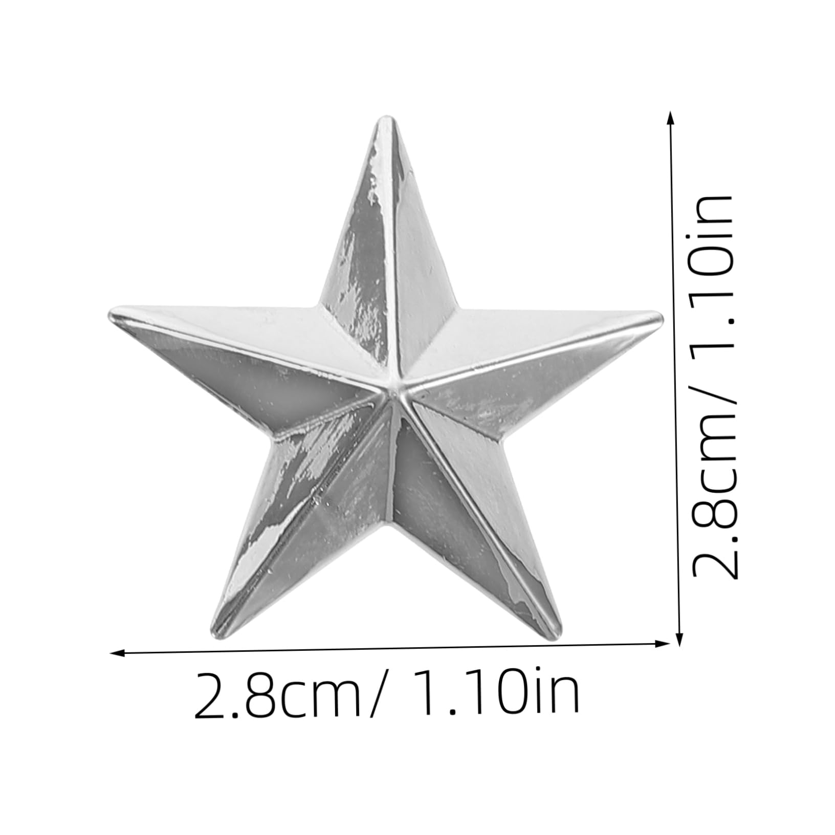 BIUDECO Snowboard Pad Star Studs 10pcs Non Slip Grippers Sturdy Snowboard Accessory Quick Self-Adhesive Installation