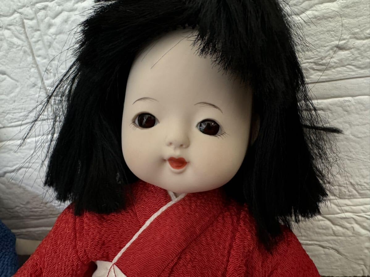 Amazon.co.jp: 京おさな日本 人形 女の子 と男の子セット アンティーク