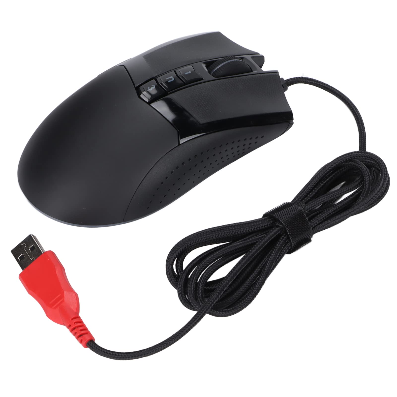 Mouse da Gioco con Cavo, Design Ergonomico RGB Regolabile da 10.000 DPI, per Ufficio, Casa, 1 unità