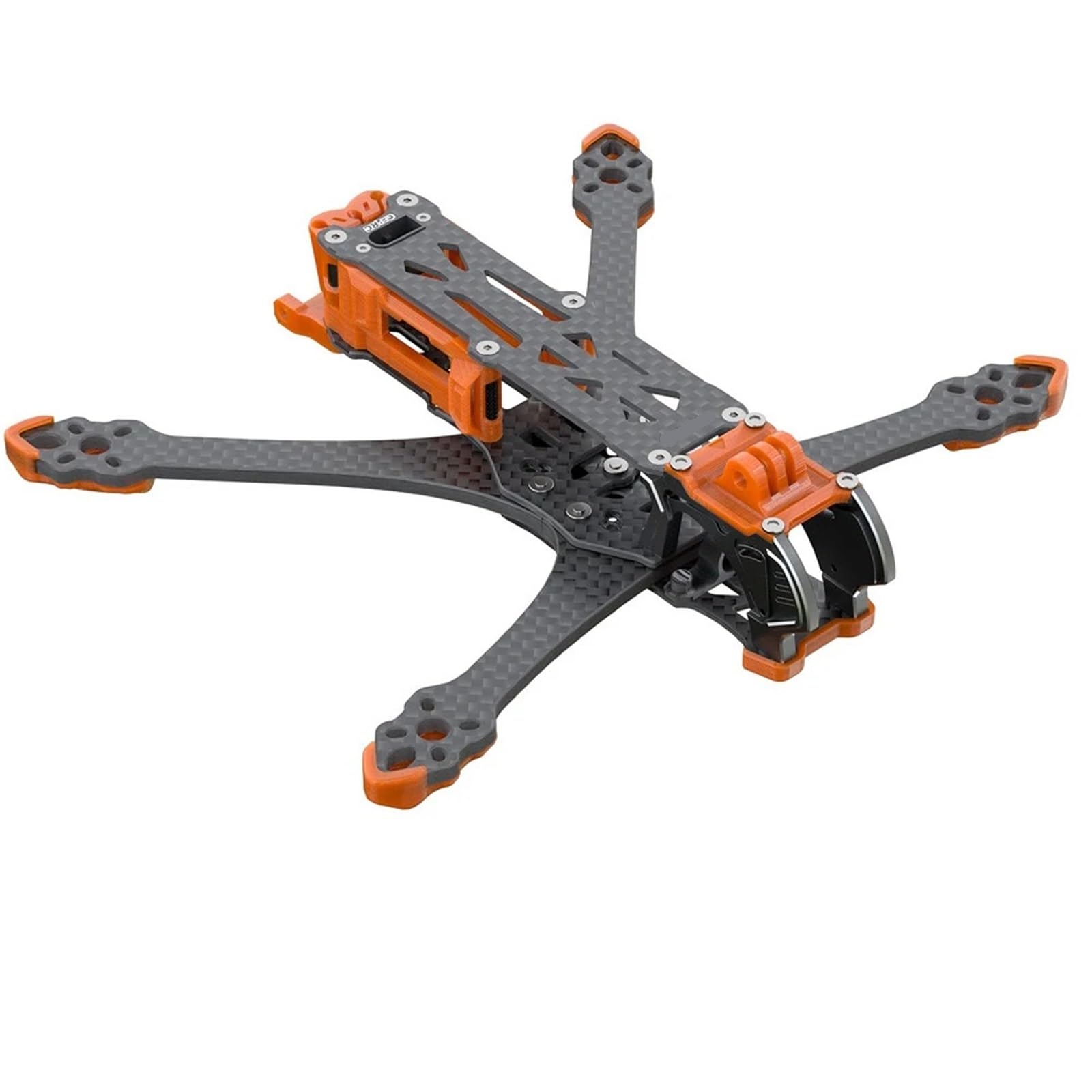 Kit telaio drone, compatibile con DJI, O4 Air Unit Pro, 3K | MK5 O4 Pro, 5 inch, telaio DC o wide X, fibra di carbonio, supporto camera 20mm(GEPRC MK5 (Orange))