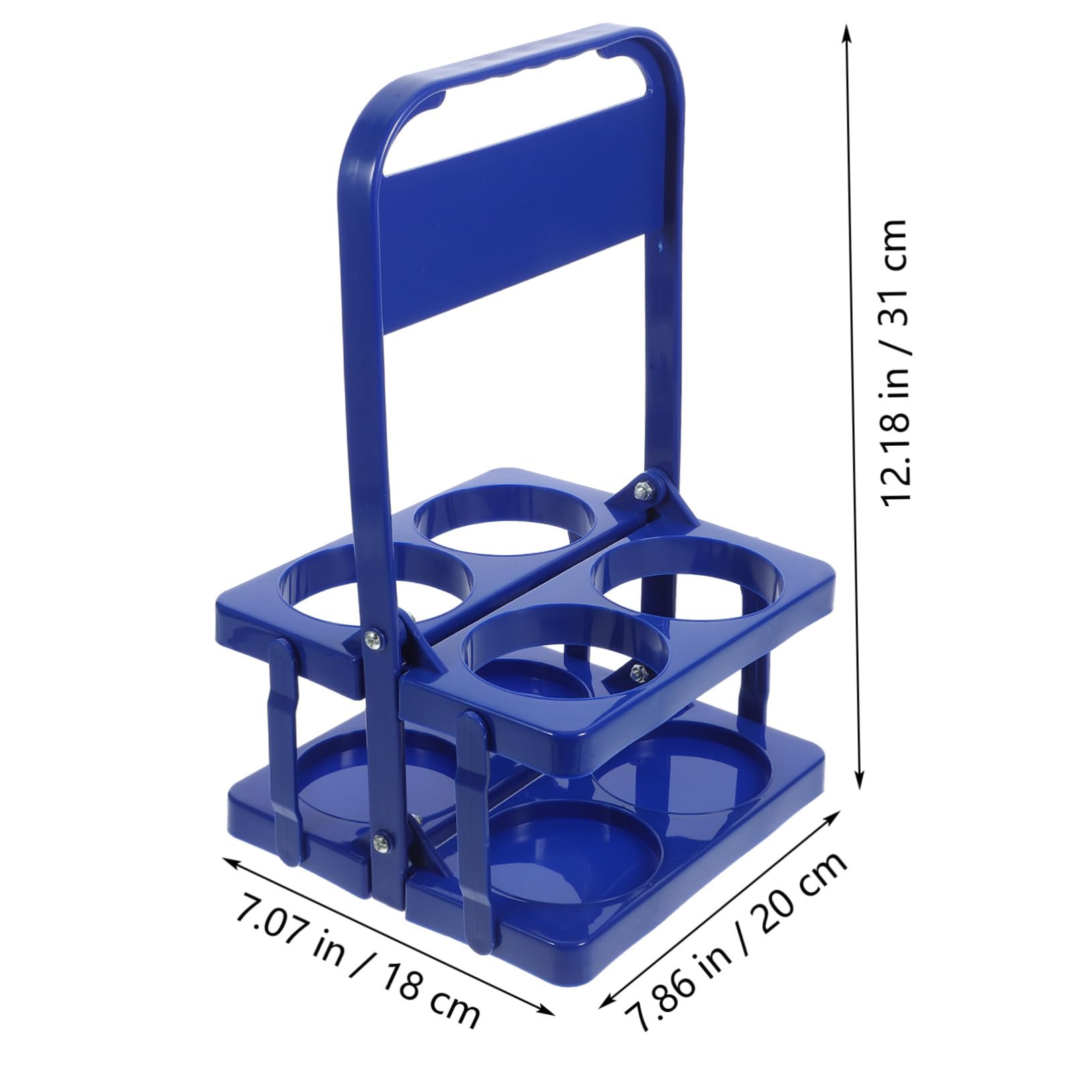 Cabilock Handheld Beer Bottle Carrier Portable Drink Rack for Wine Beer and Cocktails Compact Storage for Outdoor Parties and Gatherings Sturdy Design