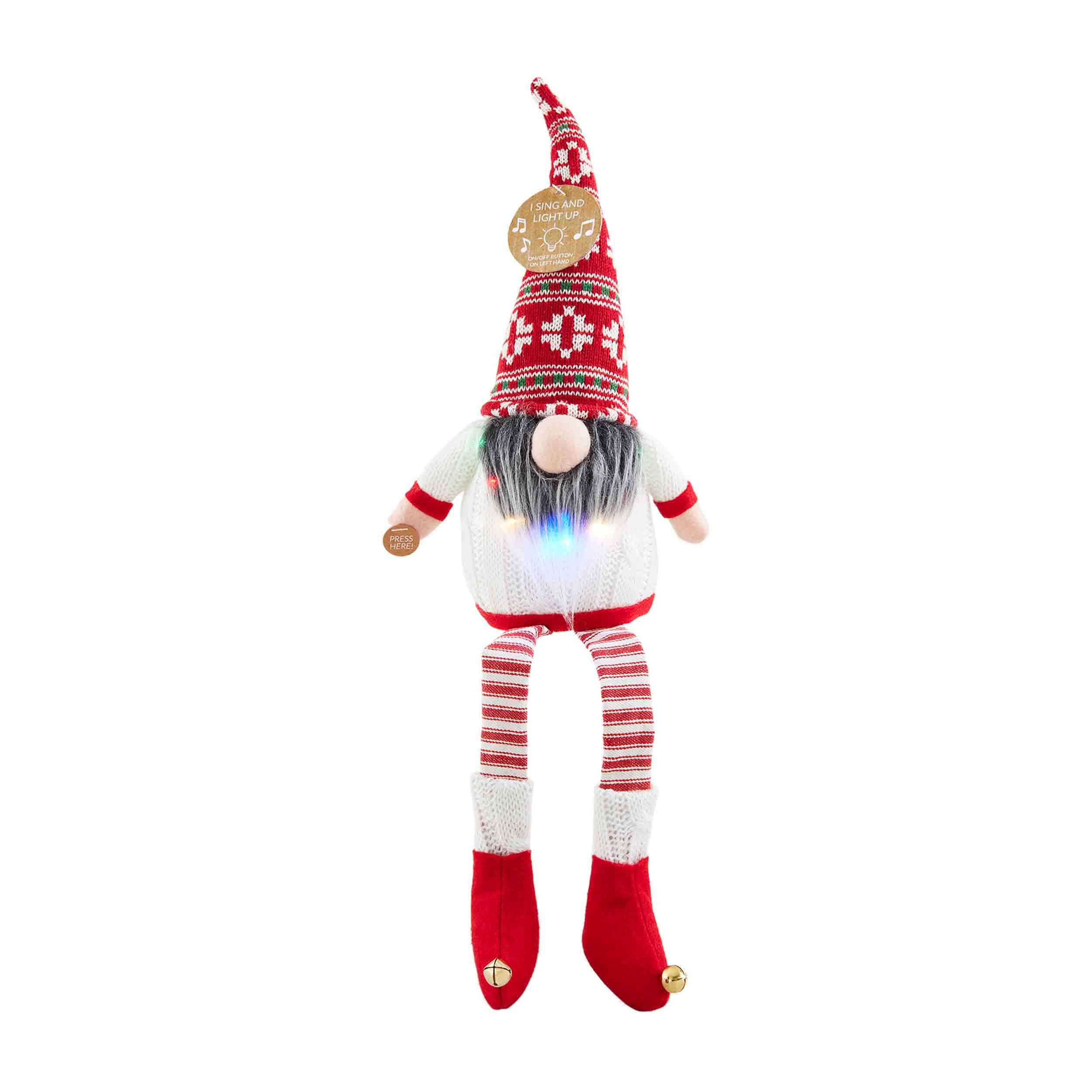 Mud Pie Singing Christmas Gnome, Necklace, 4