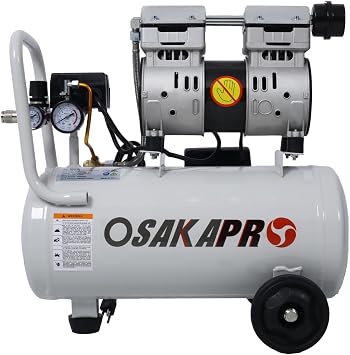 1.5HP Silent Oil-Free Air Compressor 8 Gallon, Oil-Free, Electric Shop Air Compressor Portable style2
