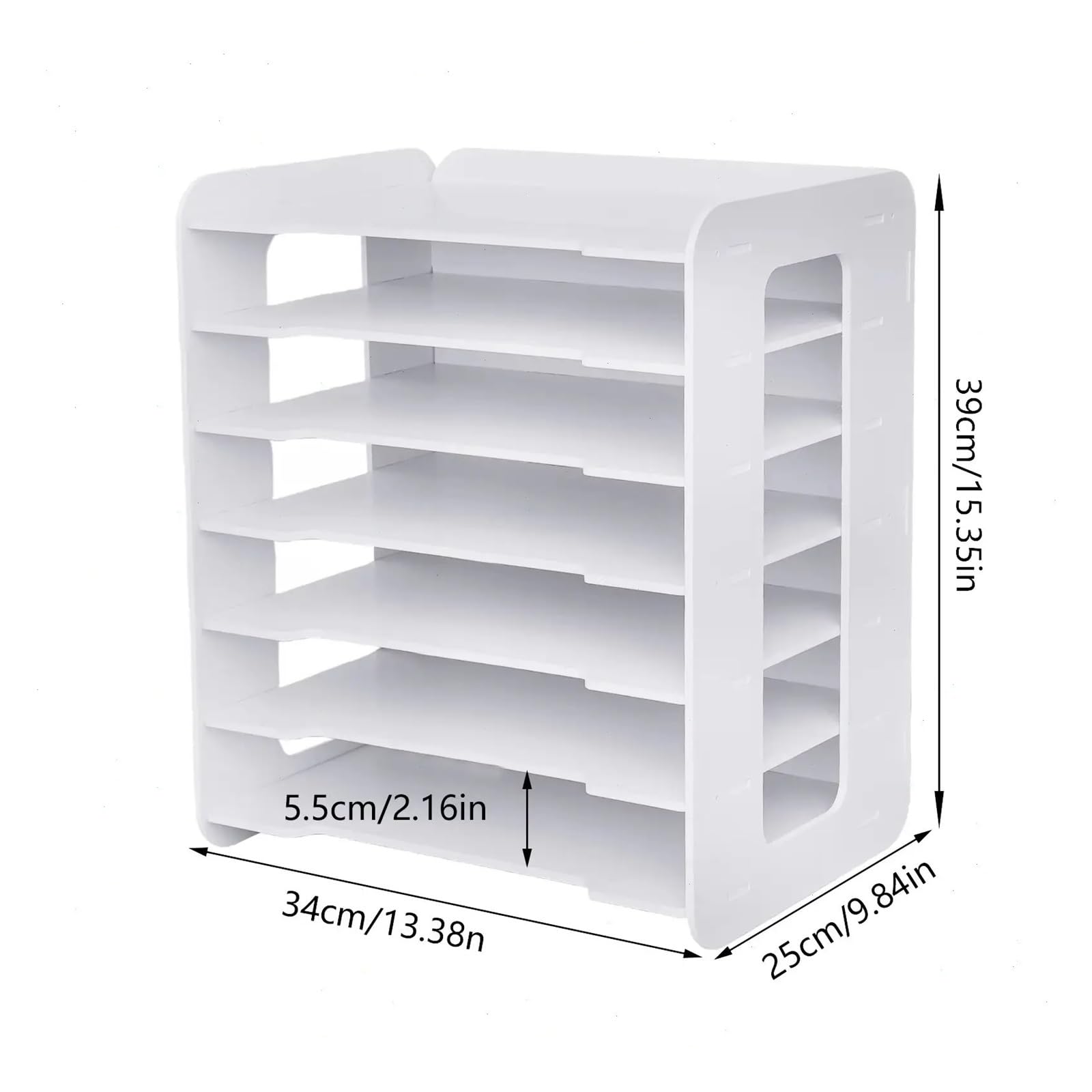 Organizzatore di documenti da ufficio for scrivania, portadocumenti, vassoio porta lettere e archiviazione A4 for casa scuola