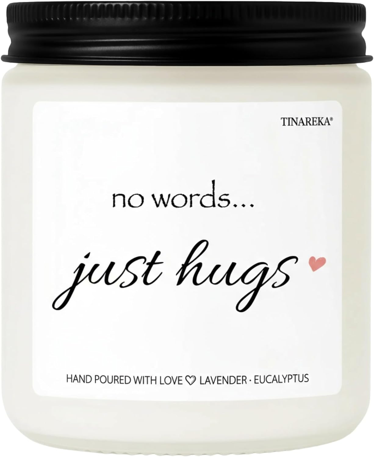 Sympathy Gifts for Loss of Loved One - Memorial Gifts,No Words Just Hugs, Scented Candle Soothe Loss,Thinking of You,Bereavement,Miscarriage,Grief,Condolences,Get Well Soon